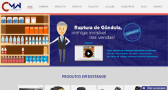 Desktop Screenshot of cmwautomacao.com.br