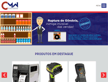 Tablet Screenshot of cmwautomacao.com.br